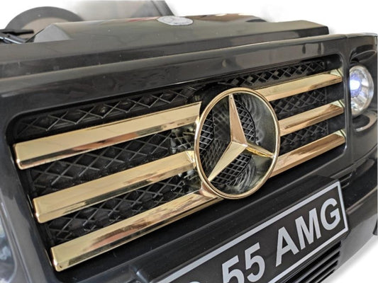 MERCEDES G55 AMG (NERO CON INSERTI ORO) - MONOPOSTO